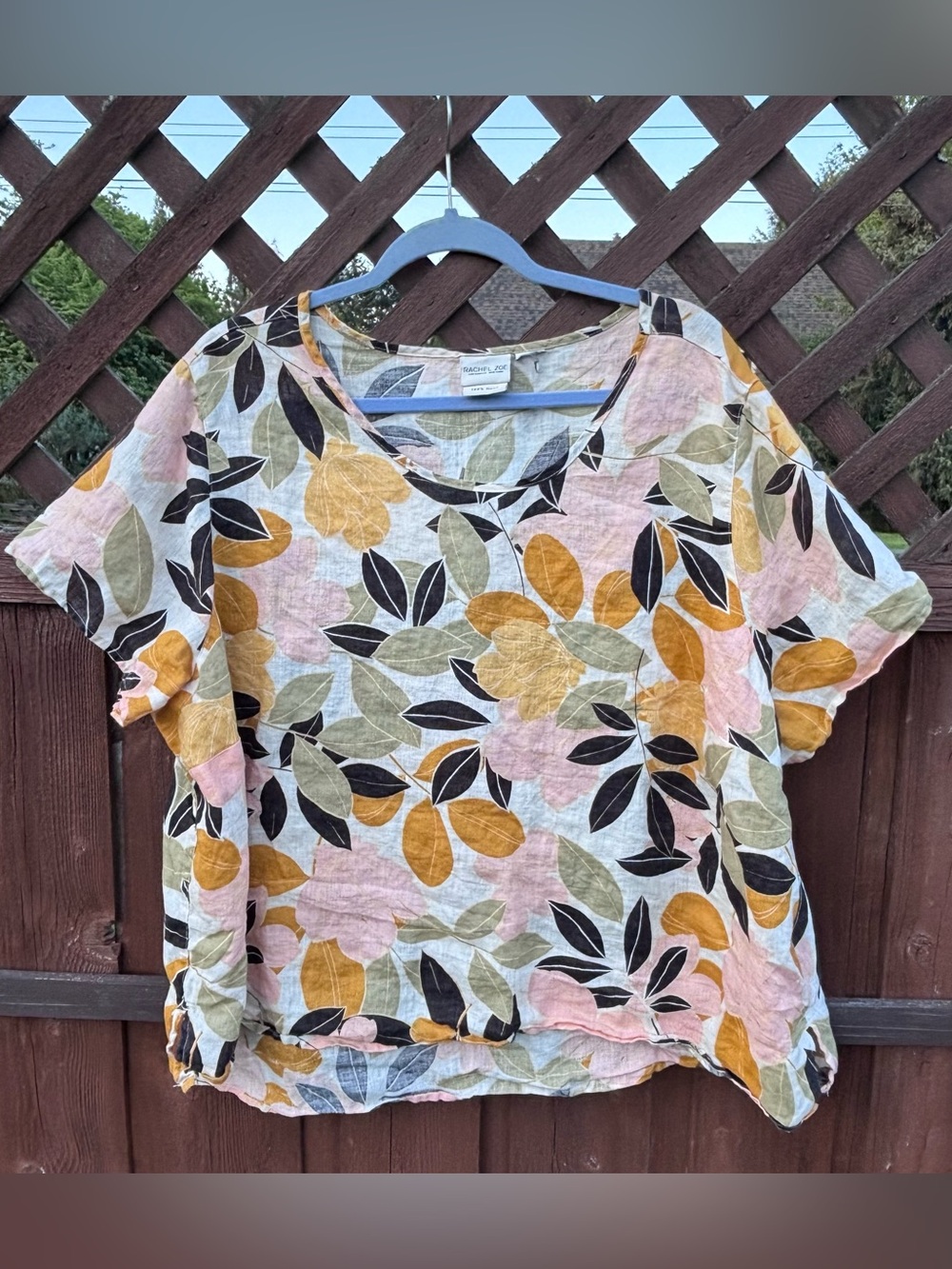 100% Linen 2XL Earthy Tones